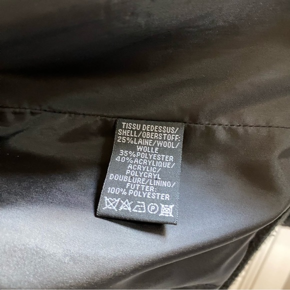 Avant Premiere Pairs Women's collarless Blazer wool office career black 38 Small - Picture 5 of 14